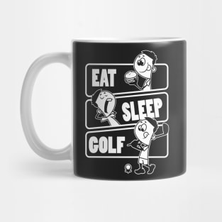 Eat Sleep Golf - Golf players gift print Mug